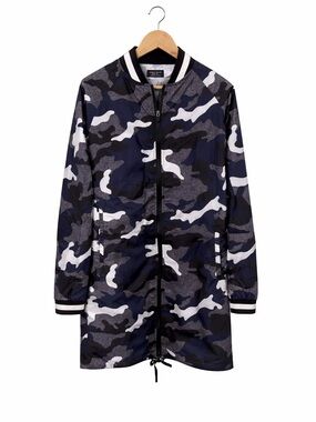 ZARA MAN Camouflage Windbreaker Rain Jacket Size M